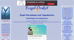 Desktop Screenshot of engel-orakel.de
