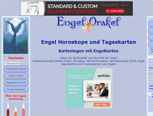 Tablet Screenshot of engel-orakel.de